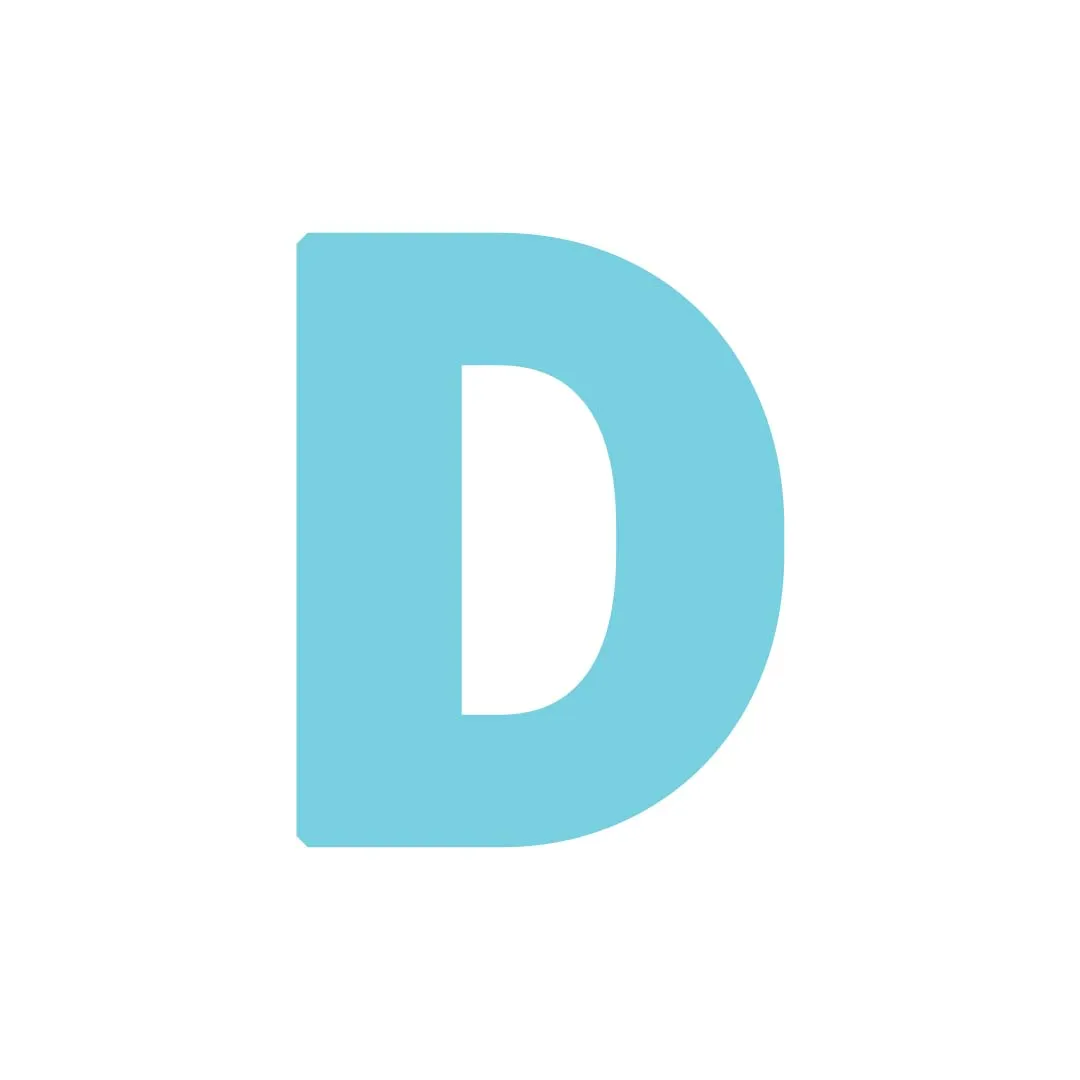 letter D icon